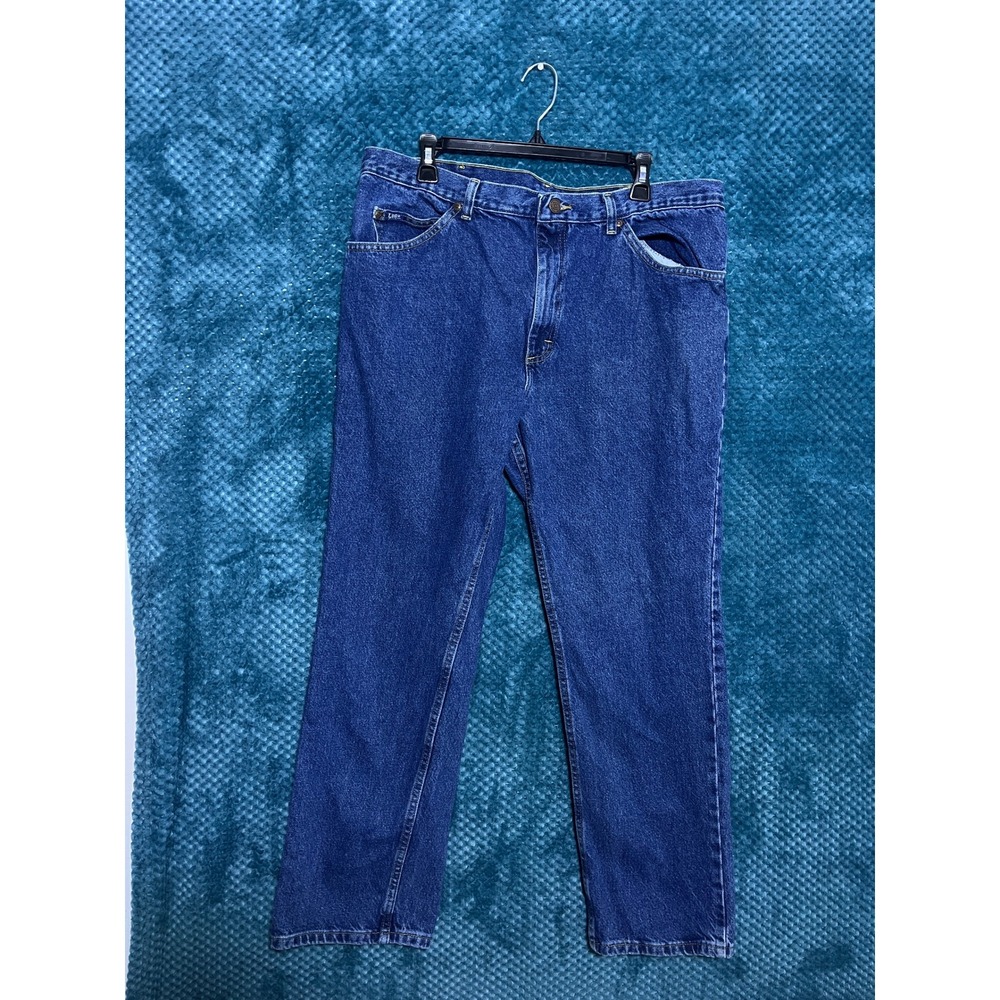 Lee's Jeans Wash Blue Denim Medium Mens Regular Fit Straight Leg